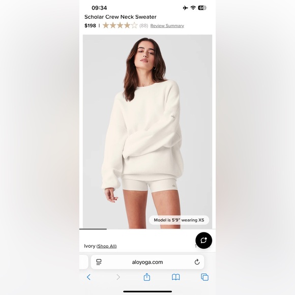 Alo Black Ribbed Sweater - Picture 8 of 8